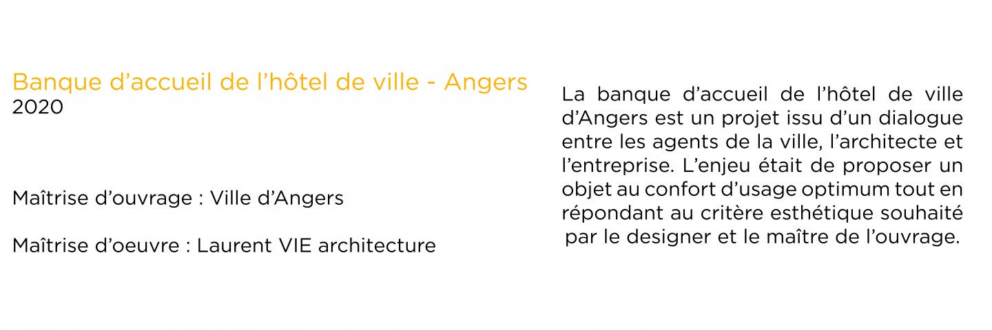 Laurent Vié - Banque d'accueil - Hôtel de ville d'Angers